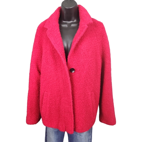 Lands' End Jackets & Blazers - Lands' End Boucle Wool Coat